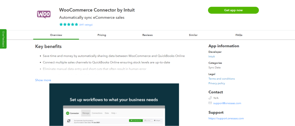quickbooks connector-visserlabs - Visser Labs QuickBooks Connector by Intuit plugin page for integrating WooCommerce with QuickBooks Online