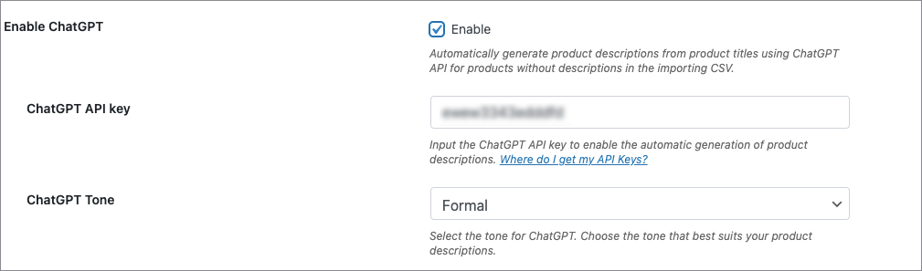 enabling-chatgpt - Visser Labs WebToffee ChatGPT integration settings panel