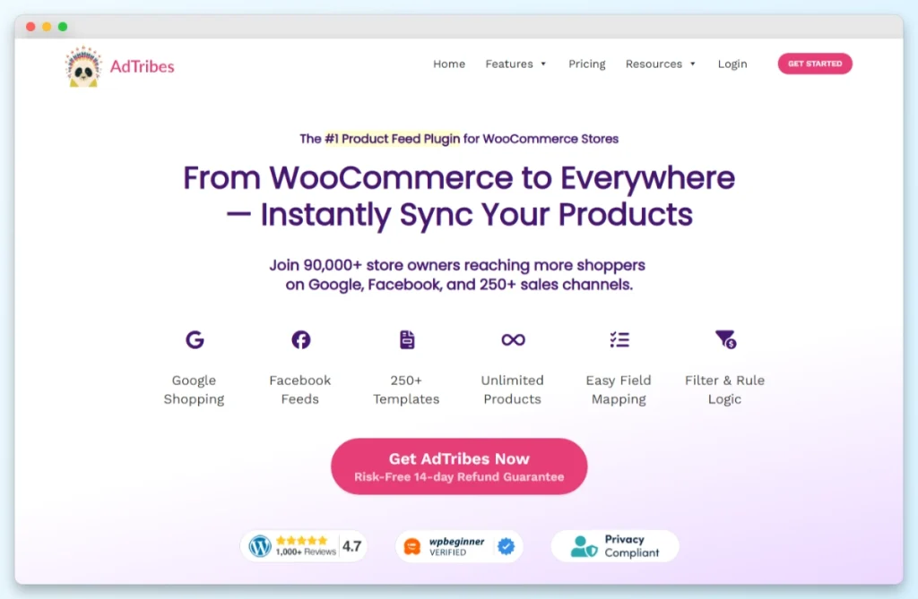 AdTribes Product Feed PRO